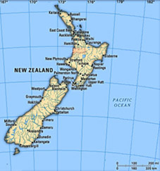 New Zealand Map